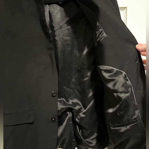 Murano Men’s Black Performance Blazer Jacket XL - Picture 7 of 12
